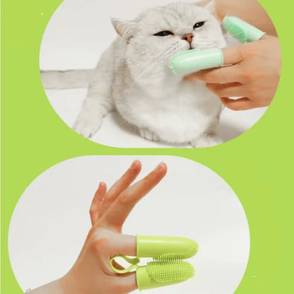 GentlePaws FingerBrush – Soft Silicone Toothbrush for Easy Pet Oral Care